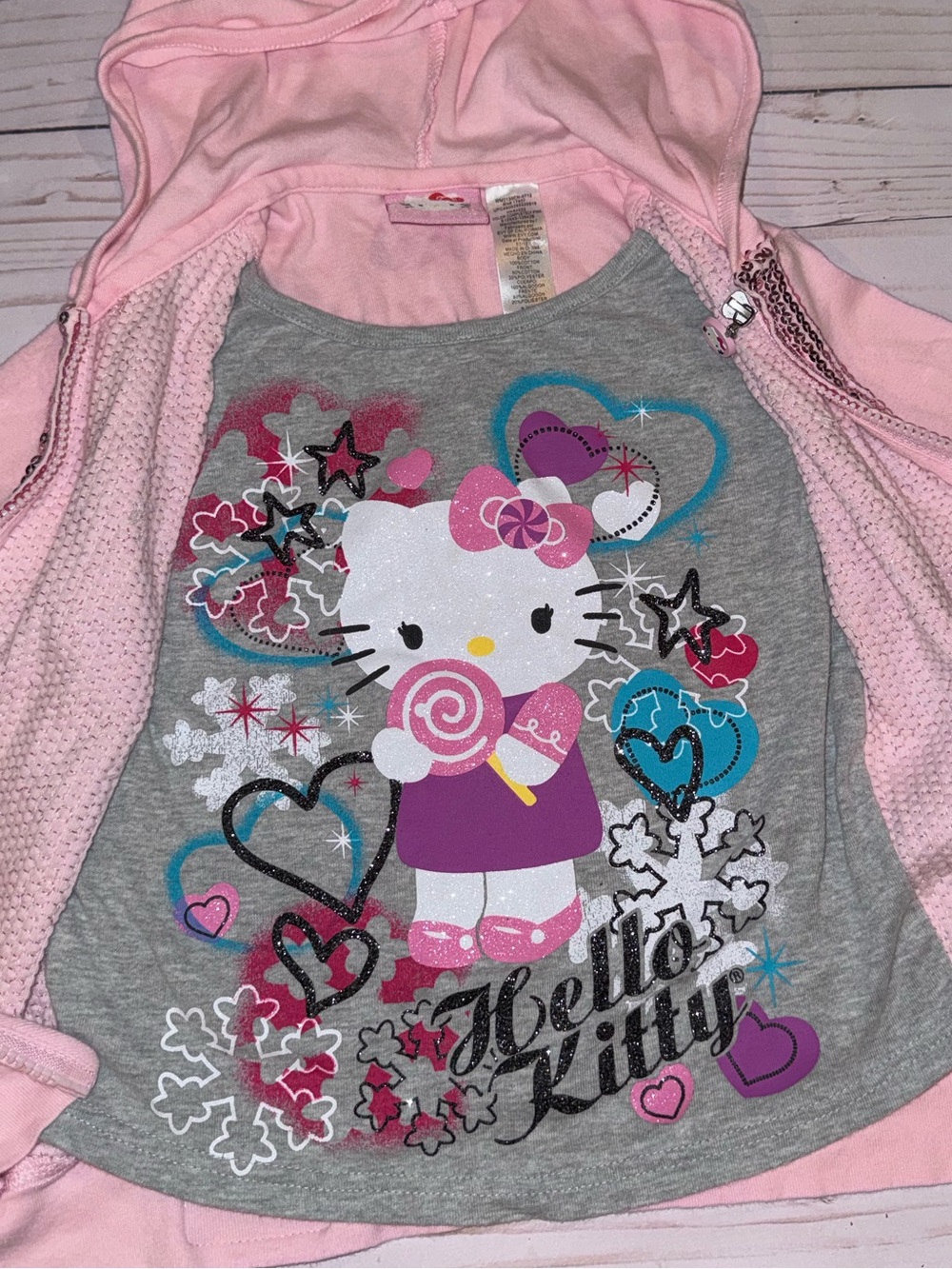 Hello Kitty sequin shirt jacket - Picture 2 of 13